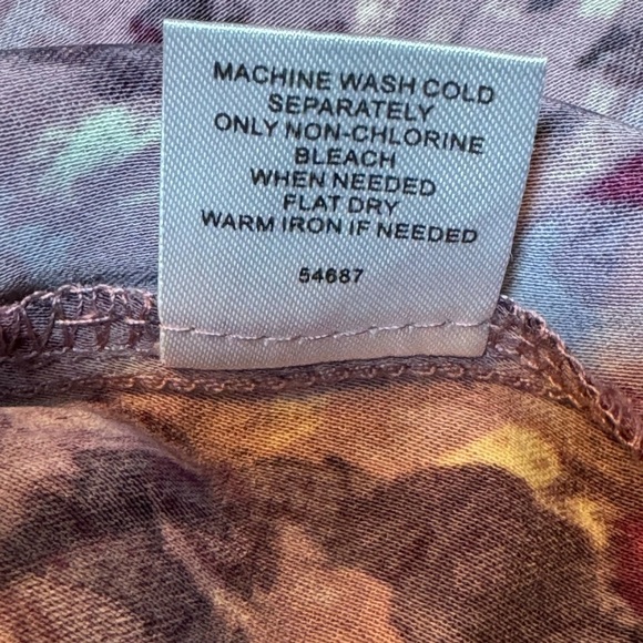 41 Hawthorne Print Flutter Sleeve Dress XSP - Picture 7 of 8